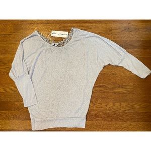 Lace-Back Pale Purple Top